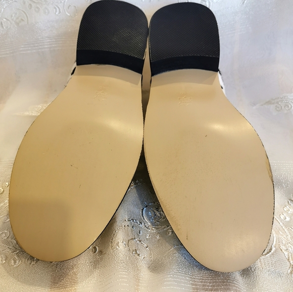 Vintage cowhide patterned Oxfords, furry retro shoes - Picture 5 of 6